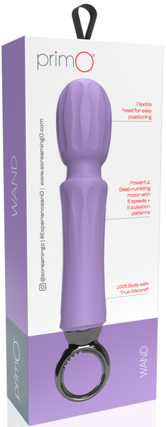 Screaming O PrimO Wand – Rechargeable Portable Wand Vibrator with 5+5 Vibration Functions > Sex Toys > Massage Wands - Tophatter Daily Deals