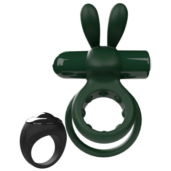 Ohare Remote Control (Green) – Waterproof Rechargeable Wearable Rabbit Vibrator with Double-Ring Design > Sex Toys > Couples Toys - Tophatter Daily Deals