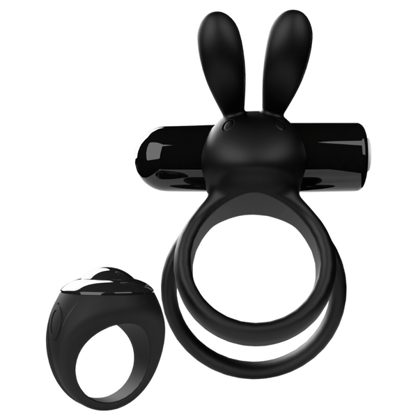 Ohare XL (Black) – Rechargeable Waterproof Remote Control Rabbit Vibrator > Sex Toys > Couples Toys - Tophatter Daily Deals
