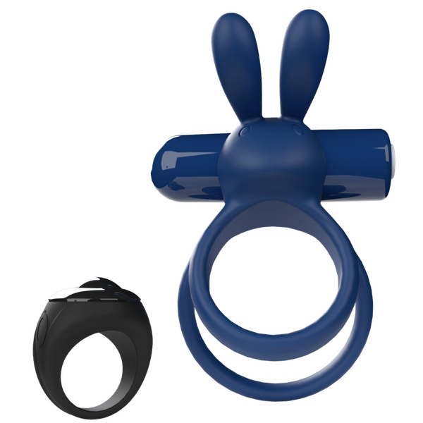 Ohare XL (Blue) – Remote-Controlled Rechargeable Waterproof Wearable Rabbit Vibrator > Sex Toys > Couples Toys - Tophatter Daily Deals