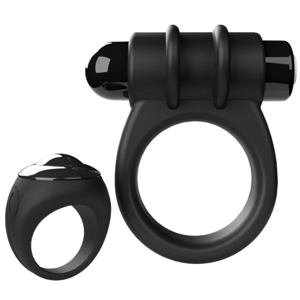 Remote Control Switch Vibe (Black) – Waterproof Rechargeable Double-Sided Vibrating Cock Ring > Cock Ring > Vibrating - Tophatter Daily Deals