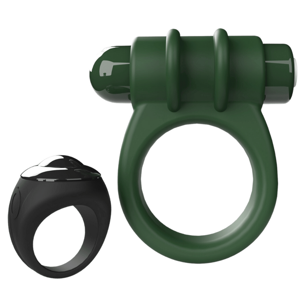 Remote Control Switch Vibe (Green) – Rechargeable Waterproof Double-Sided Vibrating Cock Ring > Cock Ring > Vibrating - Tophatter Daily Deals