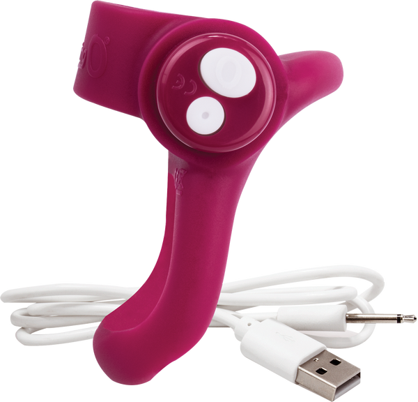 Charged You-Turn Plus – Rechargeable Vibrating Cock Ring > Cock Ring > Vibrating - Tophatter Daily Deals