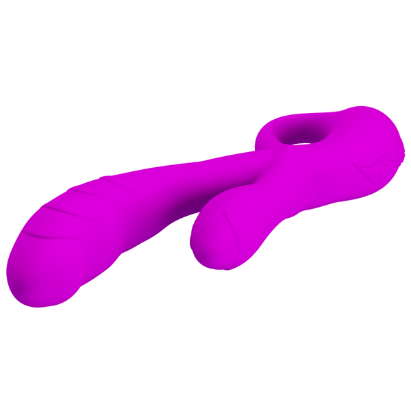 Pretty Love Budding – Silicone Powerful Vibrator with Rabbit Clitoral Stimulator > Vibrators > Ladies > Rabbit Multi - Tophatter Daily Deals
