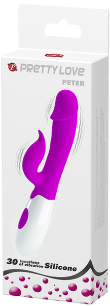 Peter G-Spot Rabbit Vibrator – 30 Function Dual Motor Rabbit Vibrator > Vibrators > Ladies > Rabbit - Tophatter Daily Deals