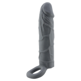 Realistic Spearhead Veiny Penis Sleeve – Enlargement Sleeve with Strap > Sex Toys For Men > Penis Sleeves - Tophatter Daily Deals