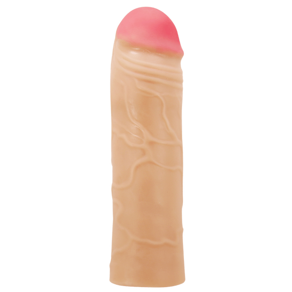 Chane 7.1 Inch Penis Extender Sleeve – Ultra Realistic Textured Sleeve > Sex Toys For Men > Penis Sleeves - Tophatter Daily Deals