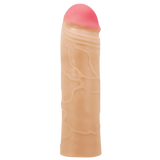 Chane 7.1 Inch Penis Extender Sleeve – Ultra Realistic Textured Sleeve > Sex Toys For Men > Penis Sleeves - Tophatter Daily Deals