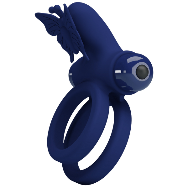 Pretty Love 10 Function – Soft Silicone Vibrating Butterfly Cock Ring > Sex Toys > Couples Toys - Tophatter Daily Deals