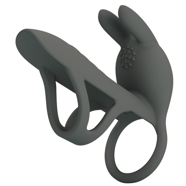 Matty Vibrating Penis Sleeve and Clitoral Stimulator – Silicone Sleeve and Stimulator Set > Sex Toys For Men > Penis Sleeves - Tophatter Daily Deals