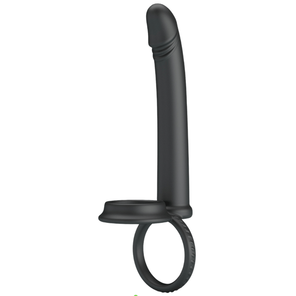 Moses Anal Probe – Silicone Dual Ring Cock and Ball Ring Dildo > Anal Range > Anal Probes - Tophatter Daily Deals