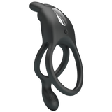 Seth Rechargeable Silicone Vibrating Cock Ring – Powerful Vibrations for Clit and Cock Stimulation > Cock Ring > Vibrating - Tophatter Daily Deals