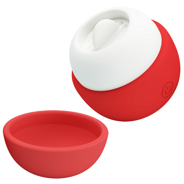 Apple Secret Rechargeable – Silicone Clitoral Tongue-Like Stimulator Vibrator > Sex Toys For Ladies > Clitoral Vibrators and Stimulators - Tophatter Daily Deals