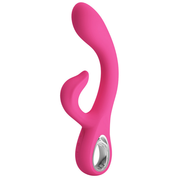 Rechargeable Fritz – Waterproof Silicone Rabbit Vibrator with G-Spot and Clitoral Stimulation > Vibrators > Ladies > Rabbit Multi - Tophatter Daily Deals