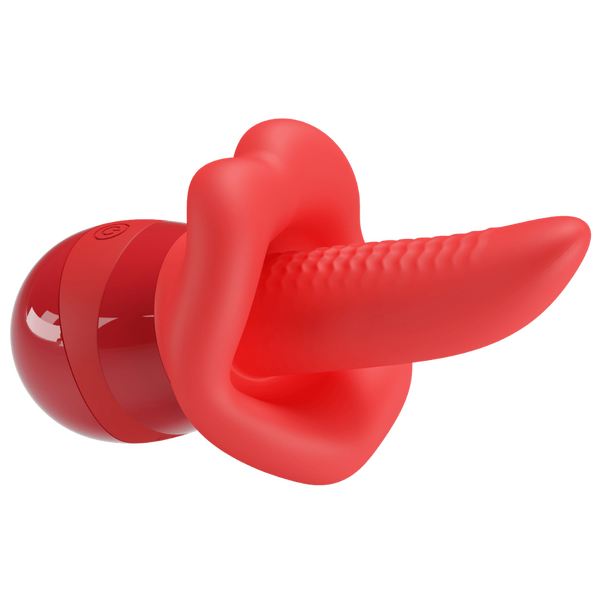 Pretty Love Obelia Flaming Lips – Waterproof Dual Stimulator With 10 Vibration Modes > Sex Toys For Ladies > Clitoral Vibrators and Stimulators - Tophatter Daily Deals