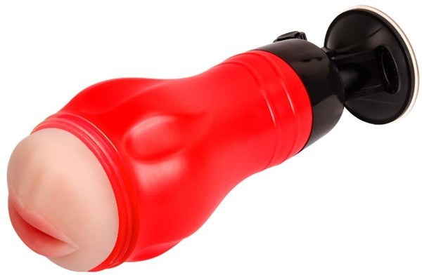Flora Mouth Masturbator – 12 Function Vibration Stroker with Suction Base > Sex Toys For Men > Masturbators > Vibrating - Tophatter Daily Deals