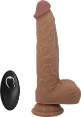 Thrusting Jonathan Dong – Remote-Controlled 8.3" Thrusting Vibrator with Suction Cup > Vibrators > Realistic Vibrators - Tophatter Daily Deals