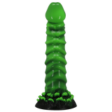 Manticore 9 Inch Textured Silicone Dildo – Body-Safe with Strong Suction Cup > Dildos > Fantasy - Tophatter Daily Deals
