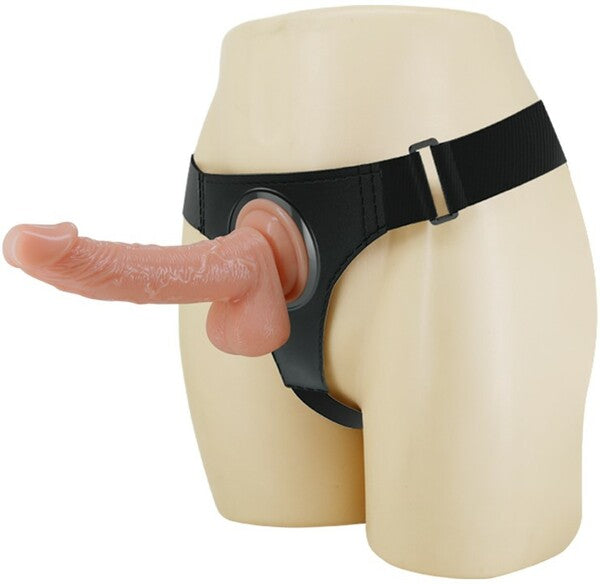 Universal Strap-On Harness – Soft Stretchy Fabric Strap-On Harness with 7.2 Inch Dildo > Dildos > Strap On Harnesses - Tophatter Daily Deals