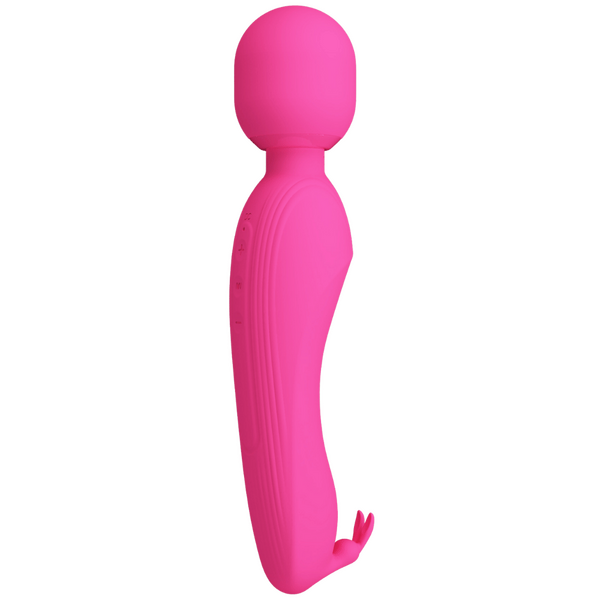 Pretty Love Curtis Wand – Rechargeable Silicone Wand Vibrator with Rabbit Ears > Sex Toys > Massage Wands - Tophatter Daily Deals