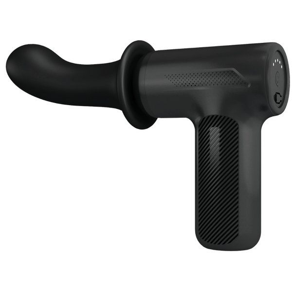 Super Power Thrusting Massage Gun – Powerful Motor Massage Gun with 5 Settings and Replaceable Head > Vibrators > Unconventional - Tophatter Daily Deals