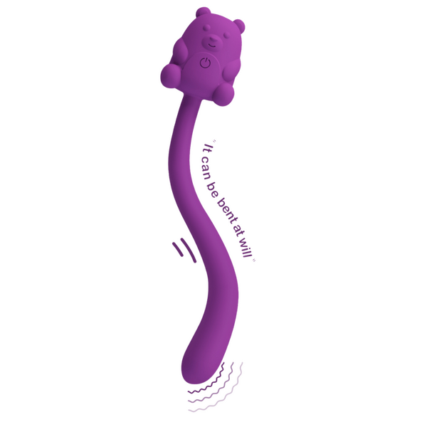 Pretty Love Cute Bear Flirting Stick – 7-Mode Vibrator > Vibrators > Unconventional - Tophatter Daily Deals