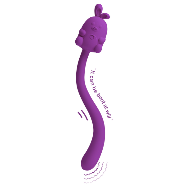Pretty Love Cute Bunny Flirting Stick – Vibrator with Seven Vibration Modes > Vibrators > Unconventional - Tophatter Daily Deals