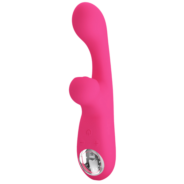 Rechargeable Skylar – Velvet Silicone Multifunction Rabbit Vibrator with Thumping and Vibration Modes > Vibrators > Ladies > Rabbit - Tophatter Daily Deals
