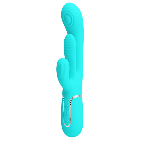 Shania 4in1 Multi-Function Rabbit Vibrator – Velvet Silicone 7 Vibration Settings > Vibrators > Ladies > Rabbit - Tophatter Daily Deals