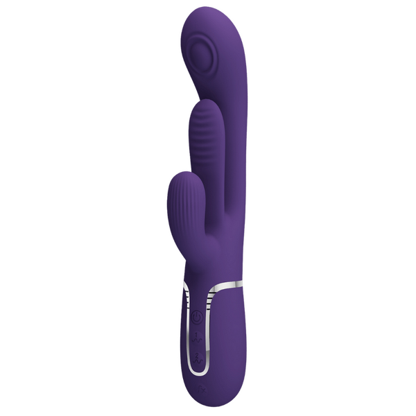 Shania 4in1 Multi-Function Rabbit Vibrator – Velvet Silicone 7 Vibration Settings > Vibrators > Ladies > Rabbit - Tophatter Daily Deals