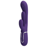 Shania 4in1 Multi-Function Rabbit Vibrator – Velvet Silicone 7 Vibration Settings > Vibrators > Ladies > Rabbit - Tophatter Daily Deals