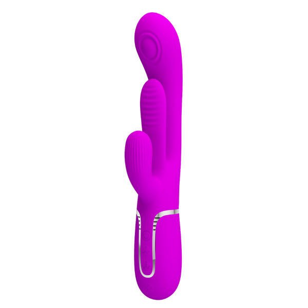 Shania 4in1 Multi-Function Rabbit Vibrator – Velvet Silicone 7 Vibration Settings > Vibrators > Ladies > Rabbit - Tophatter Daily Deals