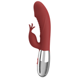 Rasmussen Rechargeable Dual-Motor Silky Silicone G-Spot and Clitoral Vibrator > Vibrators > Ladies > Rabbit - Tophatter Daily Deals