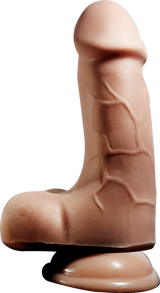 Fuzzy 7" Vibrating Dildo (Flesh) > Dildos > Realistic Dildos - Tophatter Daily Deals