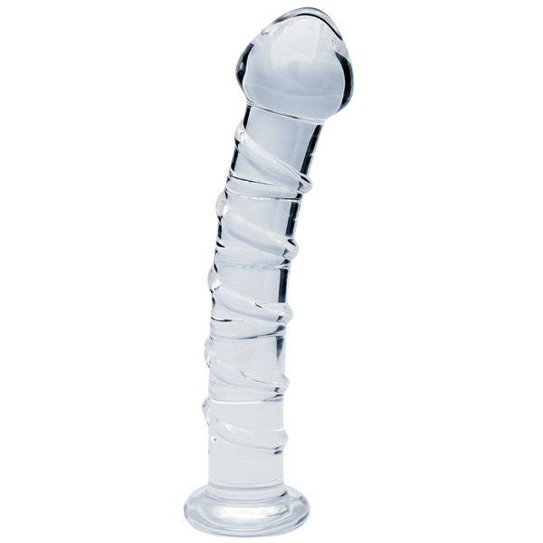 Seraphic Spiral – Hand-Blown Borosilicate Glass Dildo 160mm > Glass > Dildos - Tophatter Daily Deals