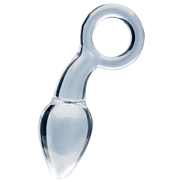 Clarity Utopian Delight – 3.5 Inch Handcrafted Borosilicate Glass Butt Plug > Glass > Dildos - Tophatter Daily Deals