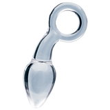 Clarity Utopian Delight – 3.5 Inch Handcrafted Borosilicate Glass Butt Plug > Glass > Dildos - Tophatter Daily Deals