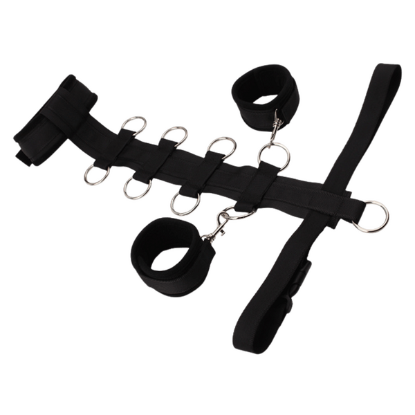 Be My Slave Set – Adjustable Straps with Cuffs and Restraint Strap Bondage Set > Bondage Gear > Restraints - Tophatter Daily Deals