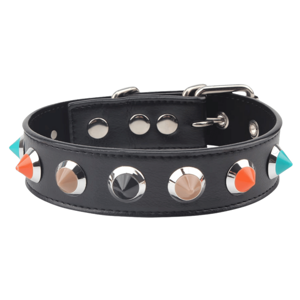 Collar With Thorns – Adjustable Collar Accessory > Bondage Gear > Collars & Leashes - Tophatter Daily Deals