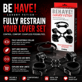 Fully Restrain Your Lover Set – Adjustable Collar Restraint Set > Bondage Gear > Restraints - Tophatter Daily Deals