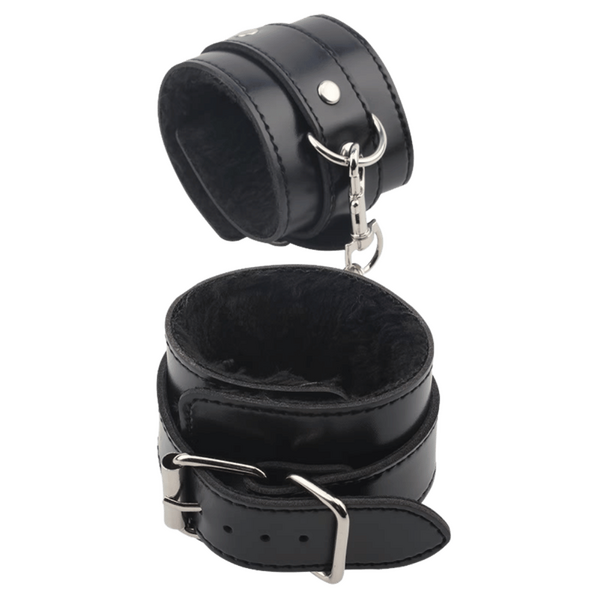 Obey Me Leather Hand Cuffs – Adjustable Metal Hook Handcuffs > Bondage Gear > Handcuffs - Tophatter Daily Deals