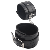 Obey Me Leather Ankle Cuffs – Adjustable Metal Hook Ankle Cuffs > Bondage Gear > Restraints - Tophatter Daily Deals