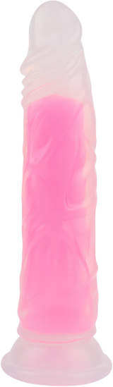 Neon Johnny 8.4" (Glow Pink) > Vibrators > Standard Vibrators - Tophatter Daily Deals