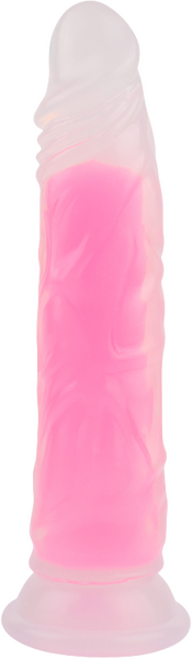Neon Johnny 8.4" (Glow Pink) > Vibrators > Standard Vibrators - Tophatter Daily Deals