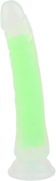 Neon Stevie 8.4 Inch – Glow-in-the-Dark Silicone Vibrator > Dildos > Realistic Dildos - Tophatter Daily Deals