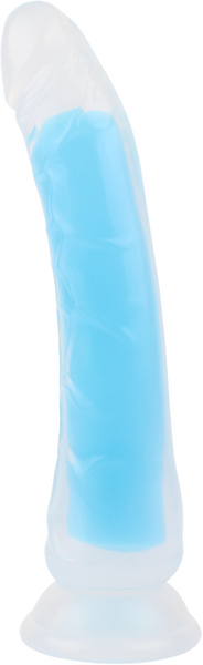 Neon Stevie 8.4 Inch – Glow-in-the-Dark Silicone Vibrator > Dildos > Realistic Dildos - Tophatter Daily Deals