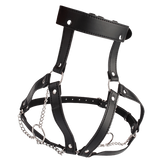 Breast Harness with O-Ring Chains – BDSM Bondage Harness > Clothes > Womens Harnesses - Tophatter Daily Deals