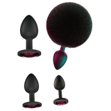 Booty Fantasy 4 Piece Diamond Butt Plug Collection – Luxury Butt Plug Set > Anal Range > Butt Plug Kits - Tophatter Daily Deals