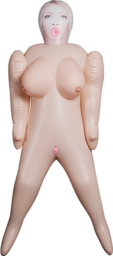 Lofty Lelia (Body Safe PVC) – Love Doll with Three Openings and Large Breasts > Sex Toys > Sex Dolls > Novelty Inflatables - Tophatter Daily Deals