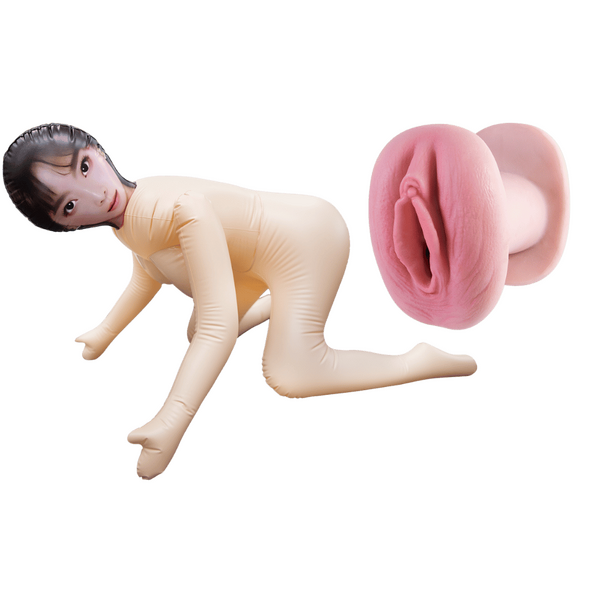 Inflatable Love Doll – 61cm Silicone Realistic Masturbator with Large Breasts > Sex Toys > Sex Dolls > Inflatable - Tophatter Daily Deals